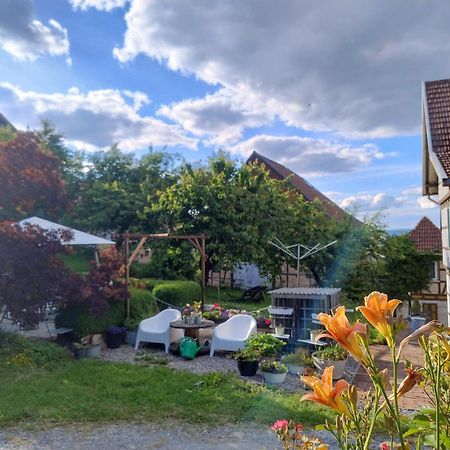 Minicamping Und B&B Apartment Hintergarten Niederorschel Extérieur photo
